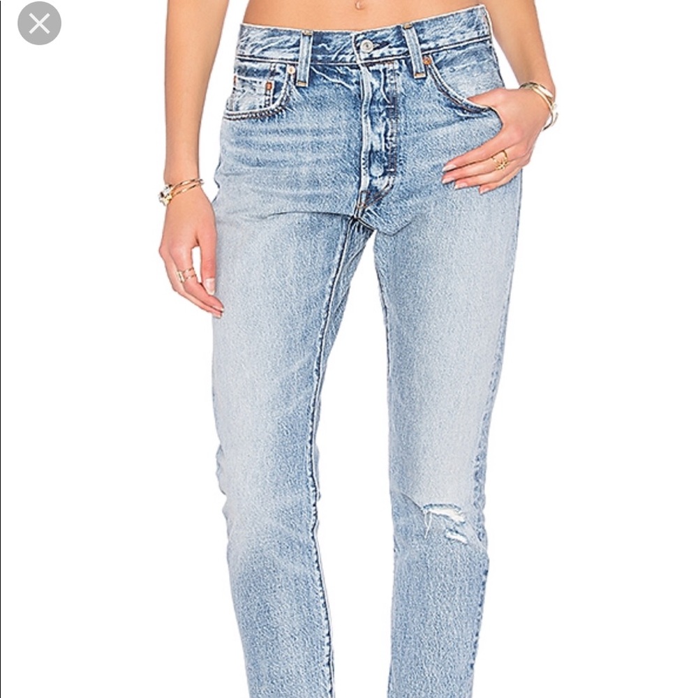 Levi’s 501 Skinny in Summer Dune